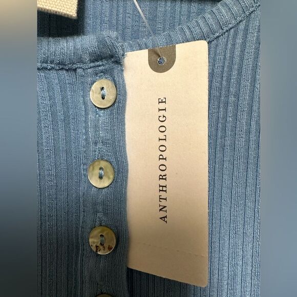 Anthropologie Dolan 3/4 sleeve button down maxi dress - Picture 5 of 8